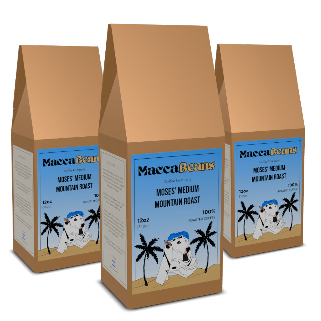 Moses' Medium Mountain Roast (3-Pack)